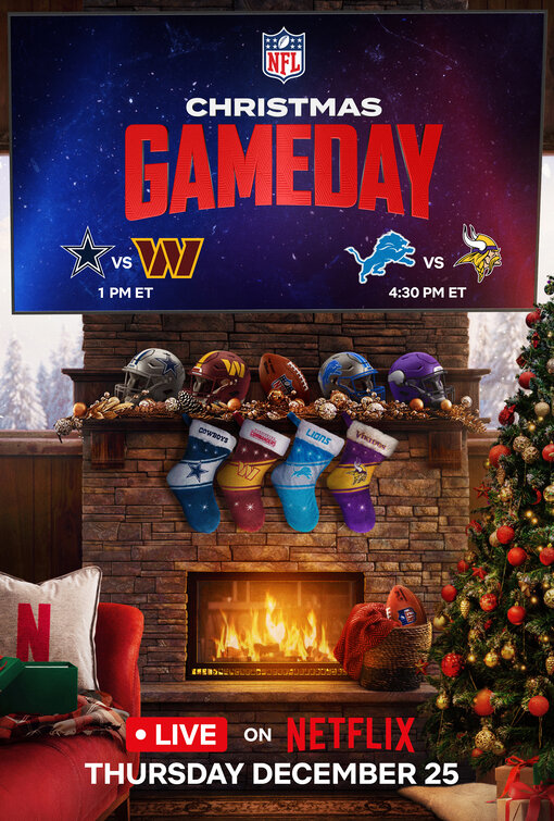 NFL Christmas Gameday Movie Poster