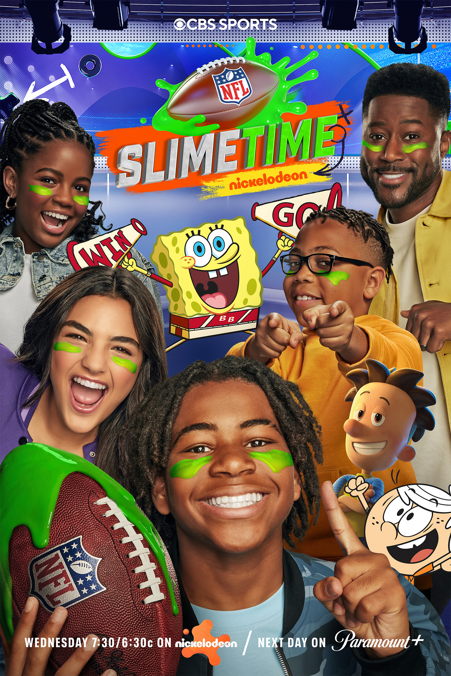 Mega Sized TV Poster Image for NFL Slimetime 