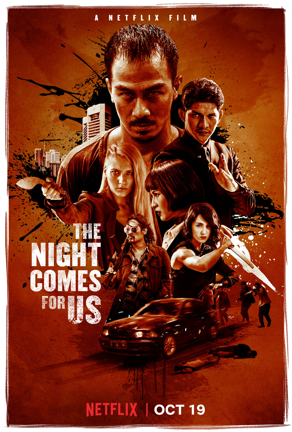 Extra Large TV Poster Image for The Night Comes for Us 