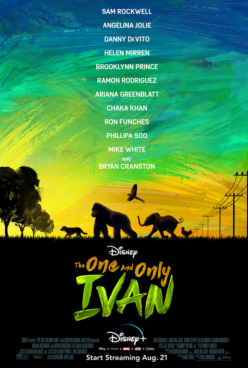 Extra Large TV Poster Image for The One and Only Ivan (#1 of 10)