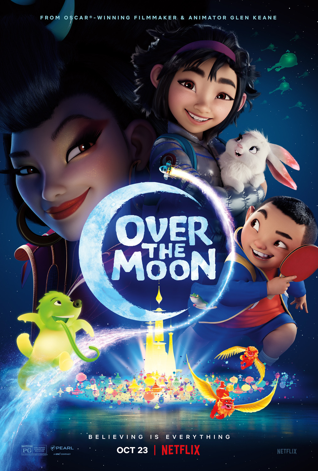 Extra Large TV Poster Image for Over the Moon (#2 of 3)