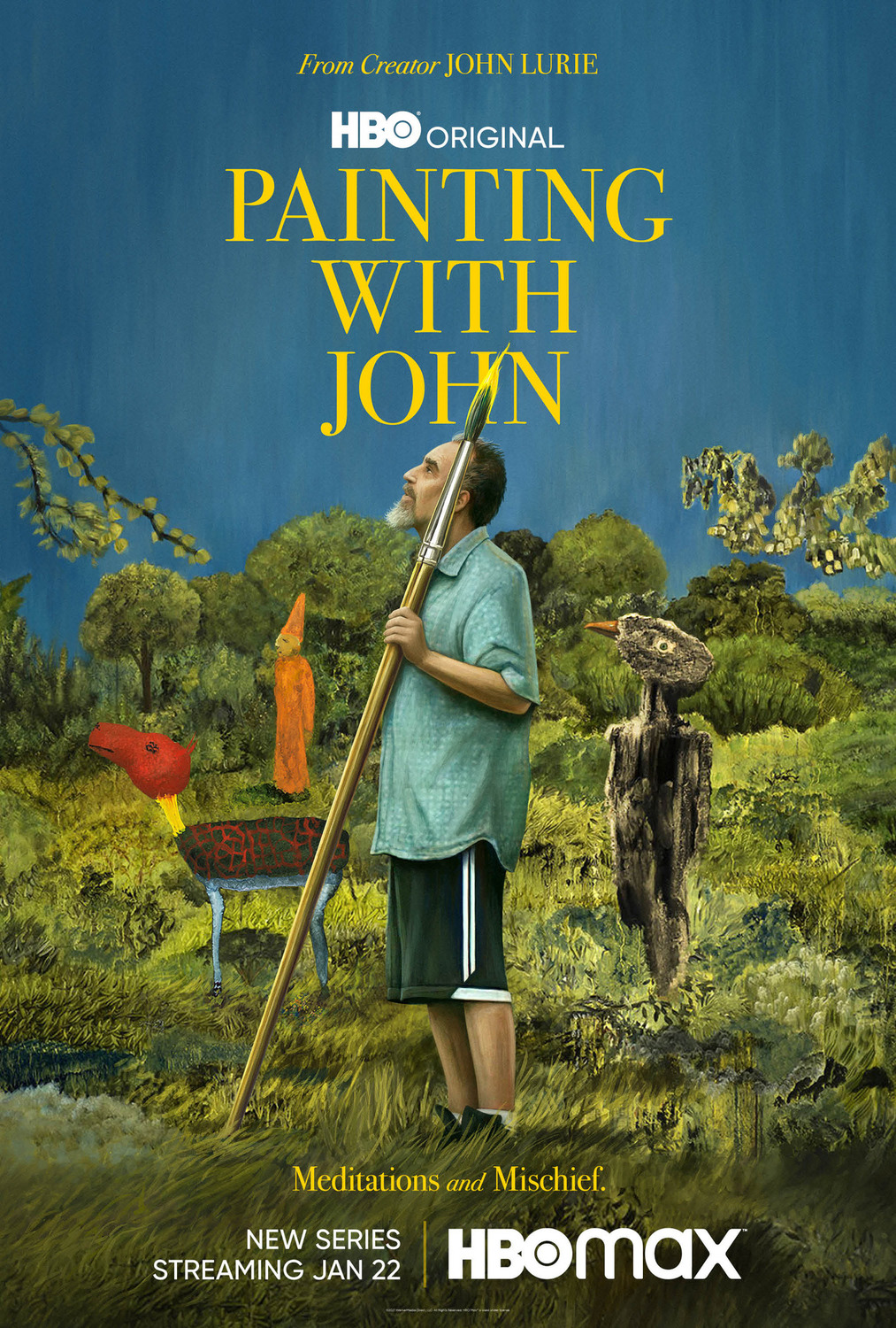 Extra Large TV Poster Image for Painting with John (#1 of 3)