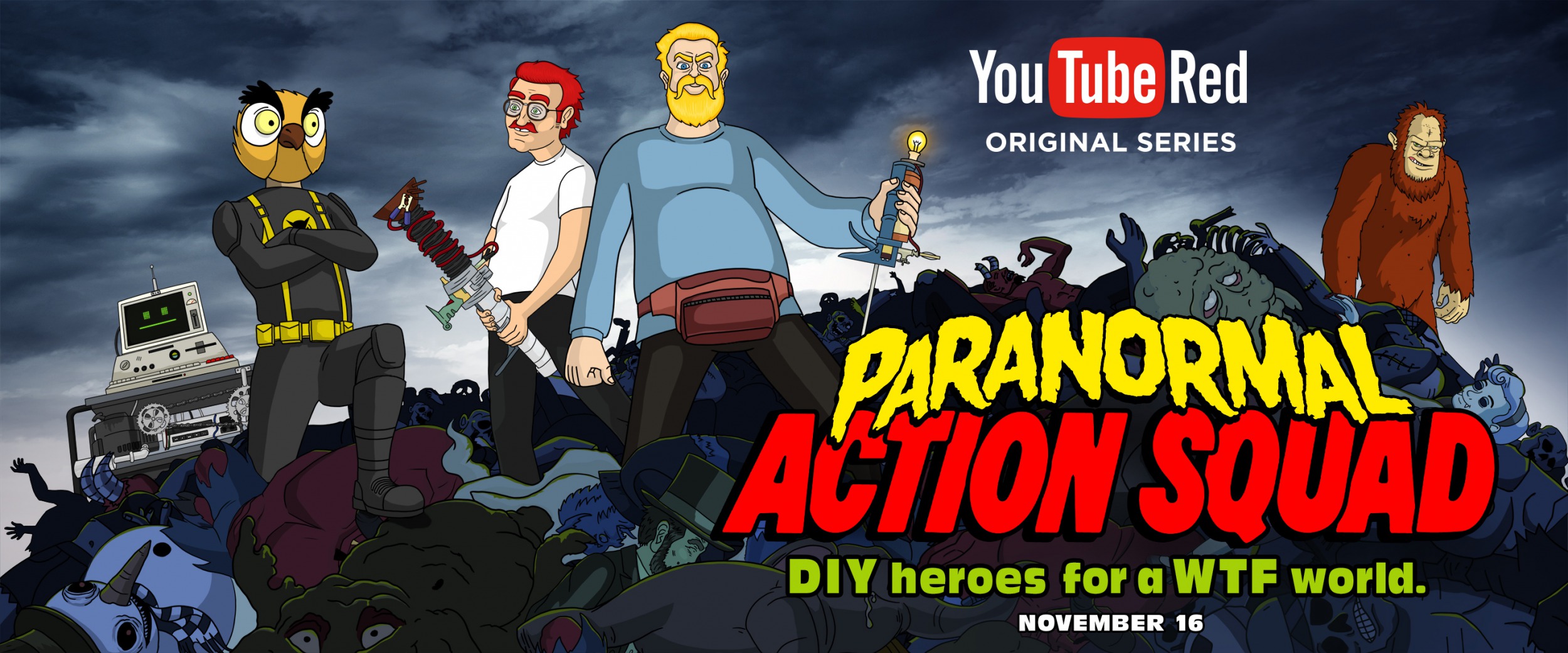 Mega Sized TV Poster Image for Paranormal Action Squad (#2 of 11)