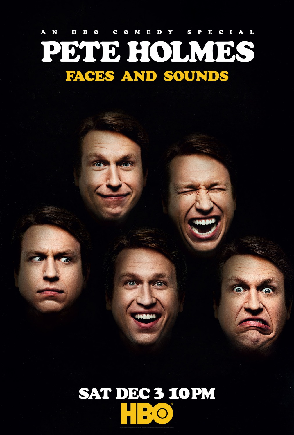 Extra Large TV Poster Image for Pete Holmes: Faces and Sounds 