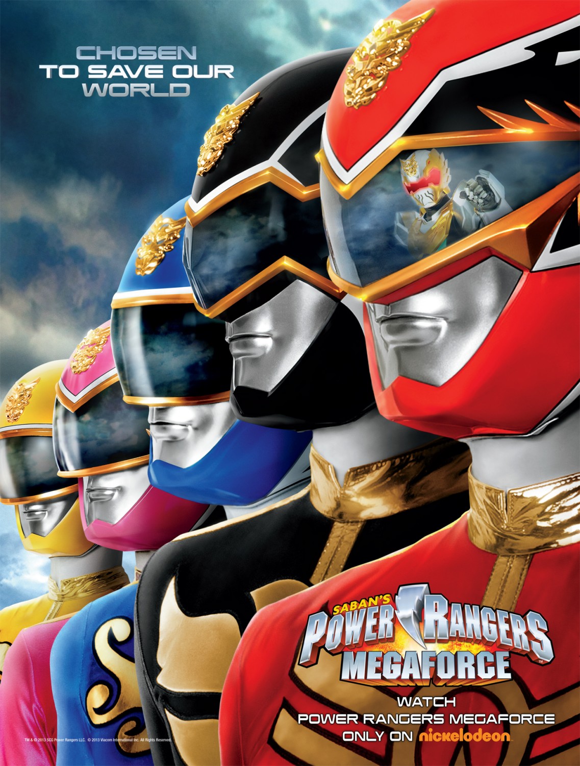Extra Large TV Poster Image for Power Rangers Megaforce 
