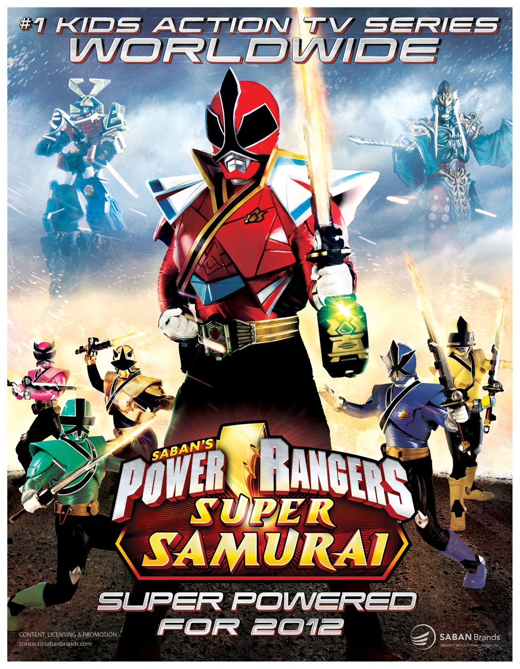 Extra Large TV Poster Image for Power Rangers Samurai 