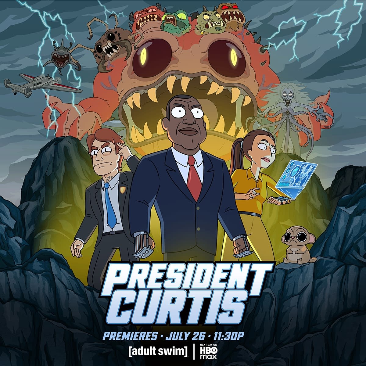 Extra Large TV Poster Image for President Curtis 