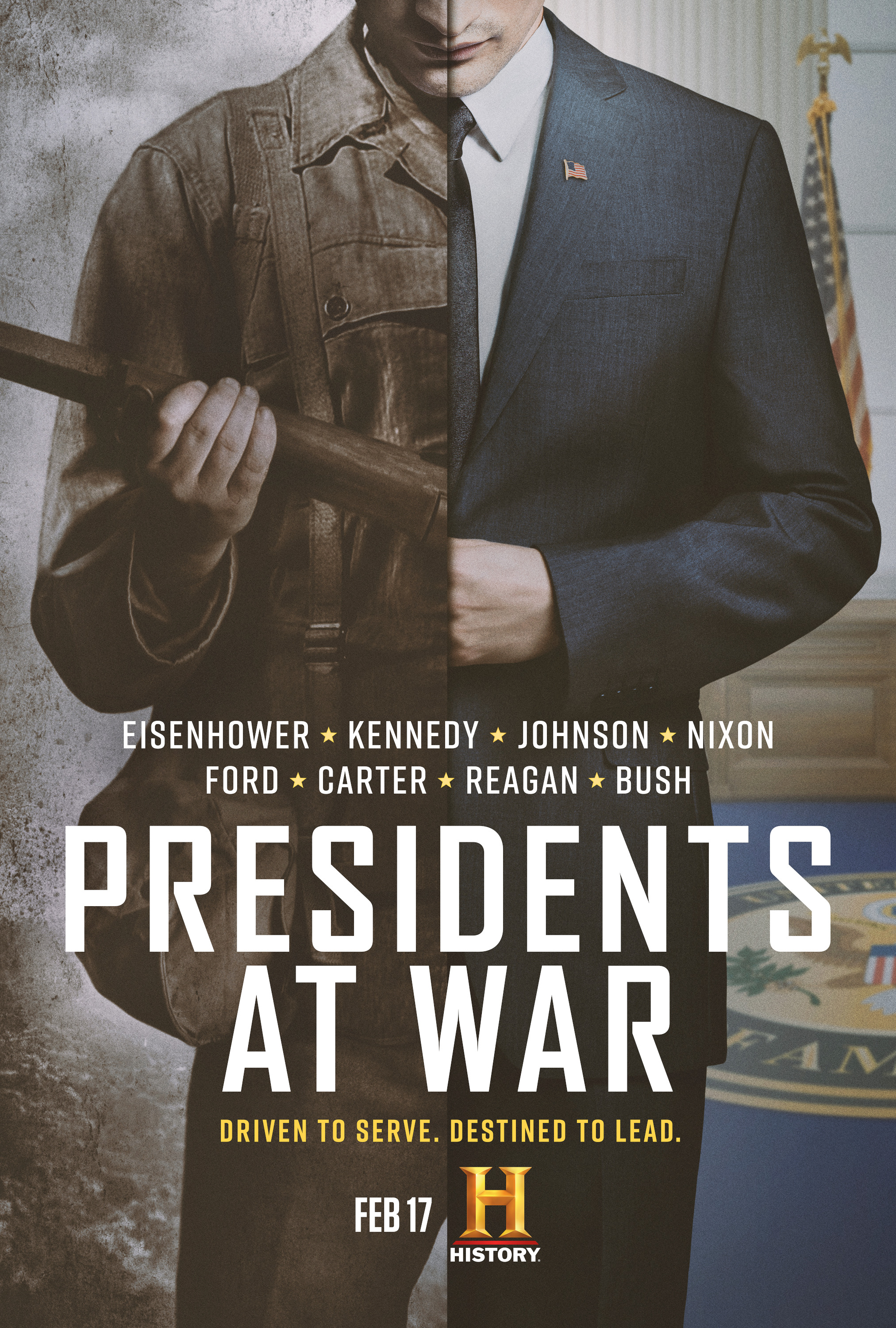 Mega Sized TV Poster Image for Presidents at War 