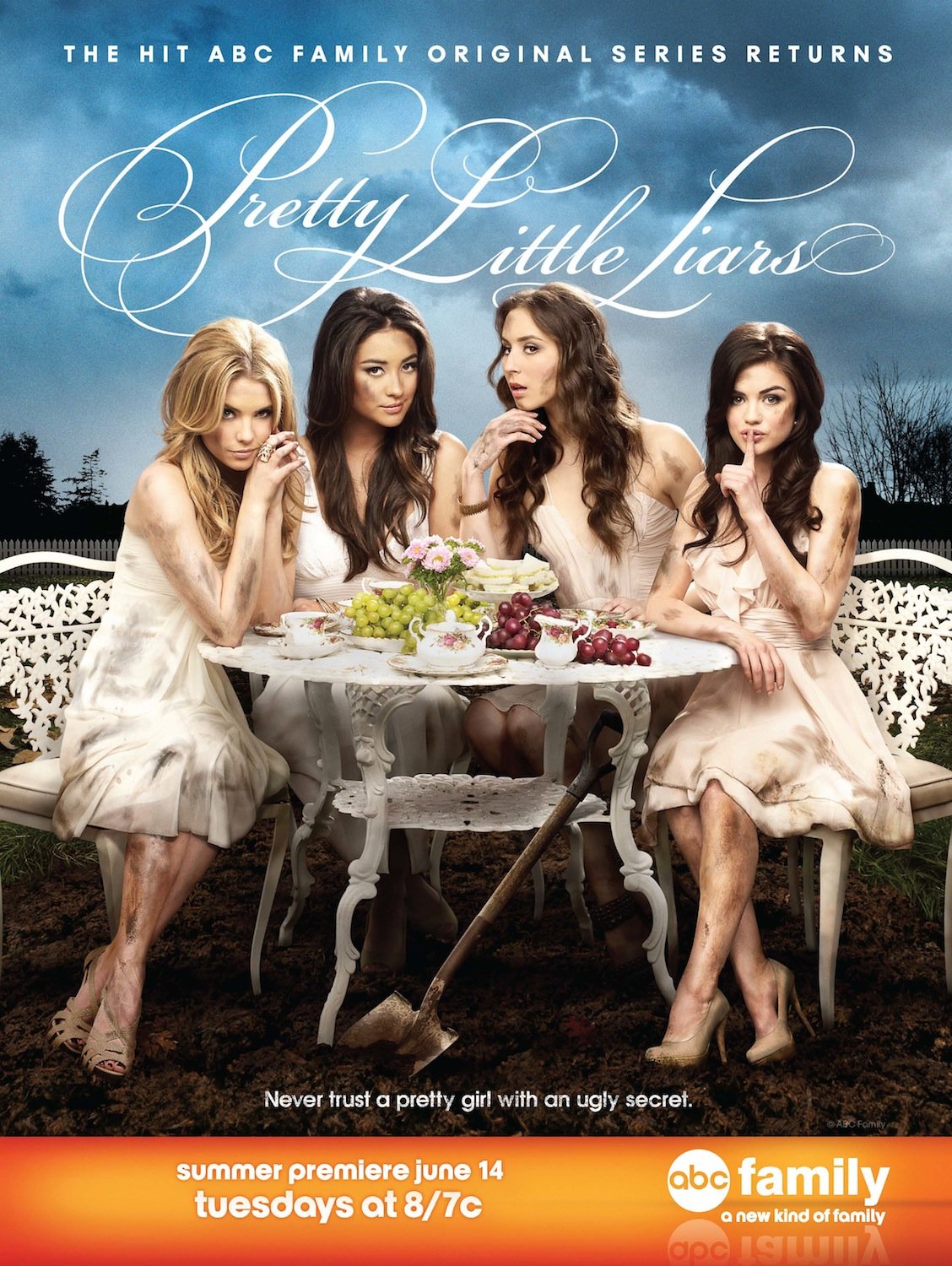 Pretty Little Liars gorgeous cast reprint signed 11x14 poster photo #1 RP 