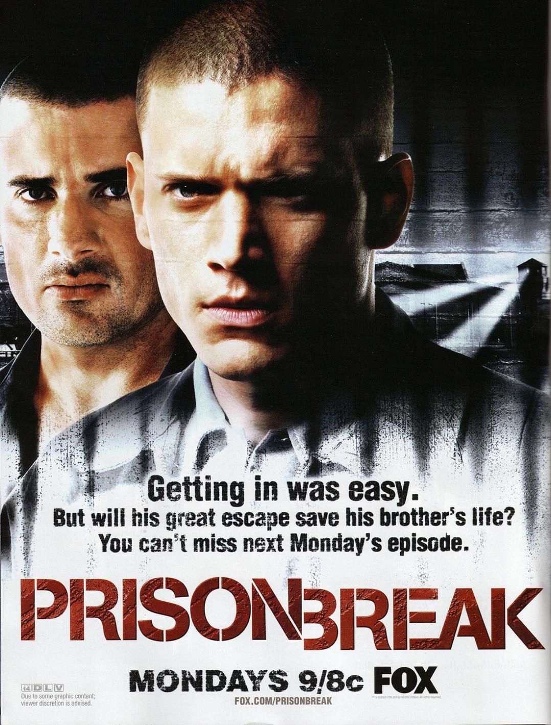 Prison Break (#1 of 11): Large Movie Poster Image - IMP Awards