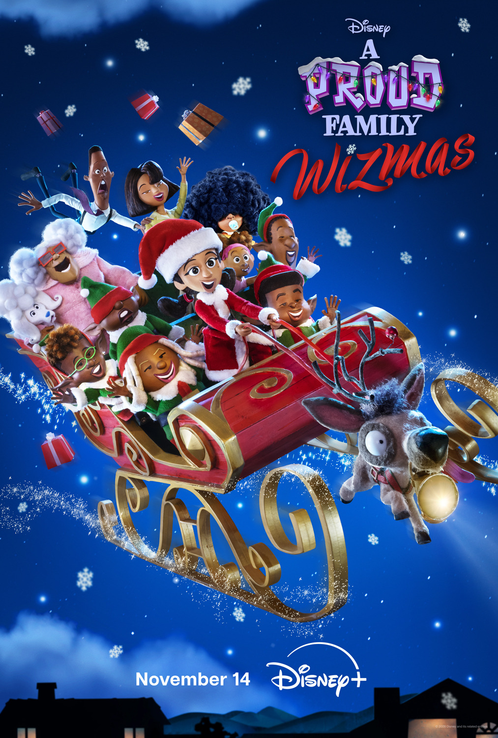 Extra Large TV Poster Image for A Proud Family Wizmas 