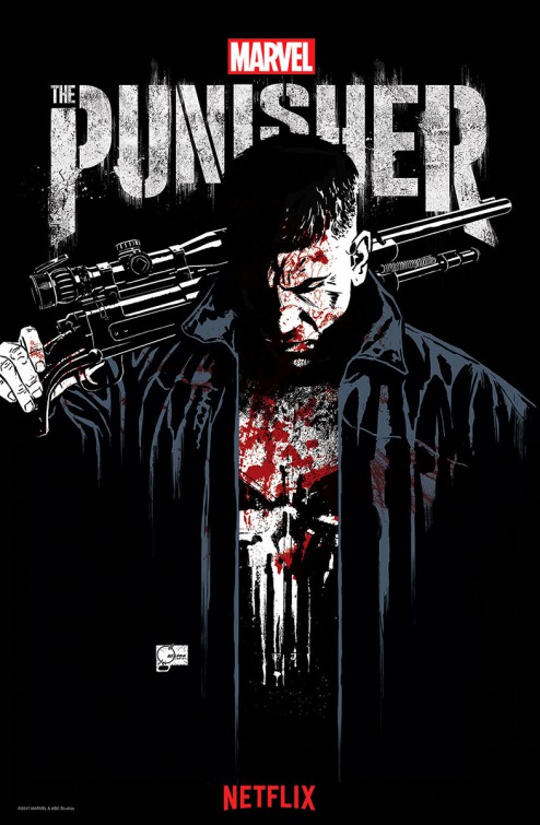 The Punisher 11X17 Netflix TV Poster Bullets 