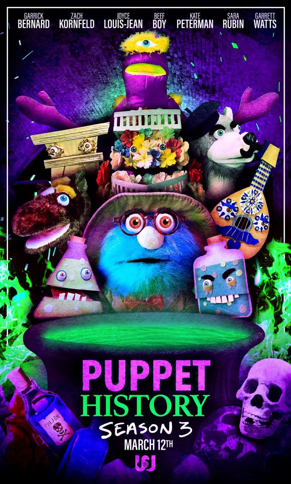 Mega Sized TV Poster Image for Puppet History 