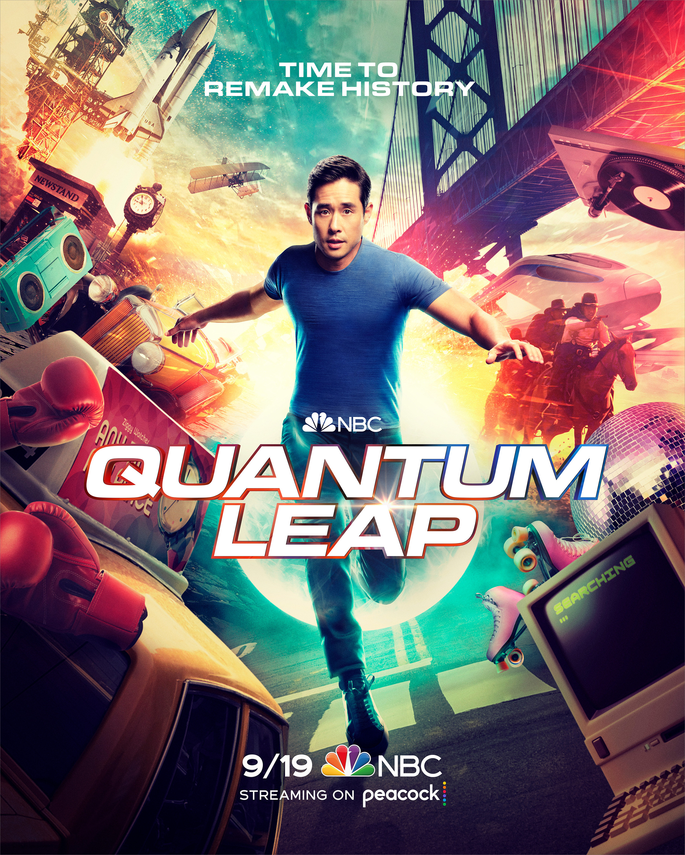 Mega Sized Movie Poster Image for Quantum Leap 