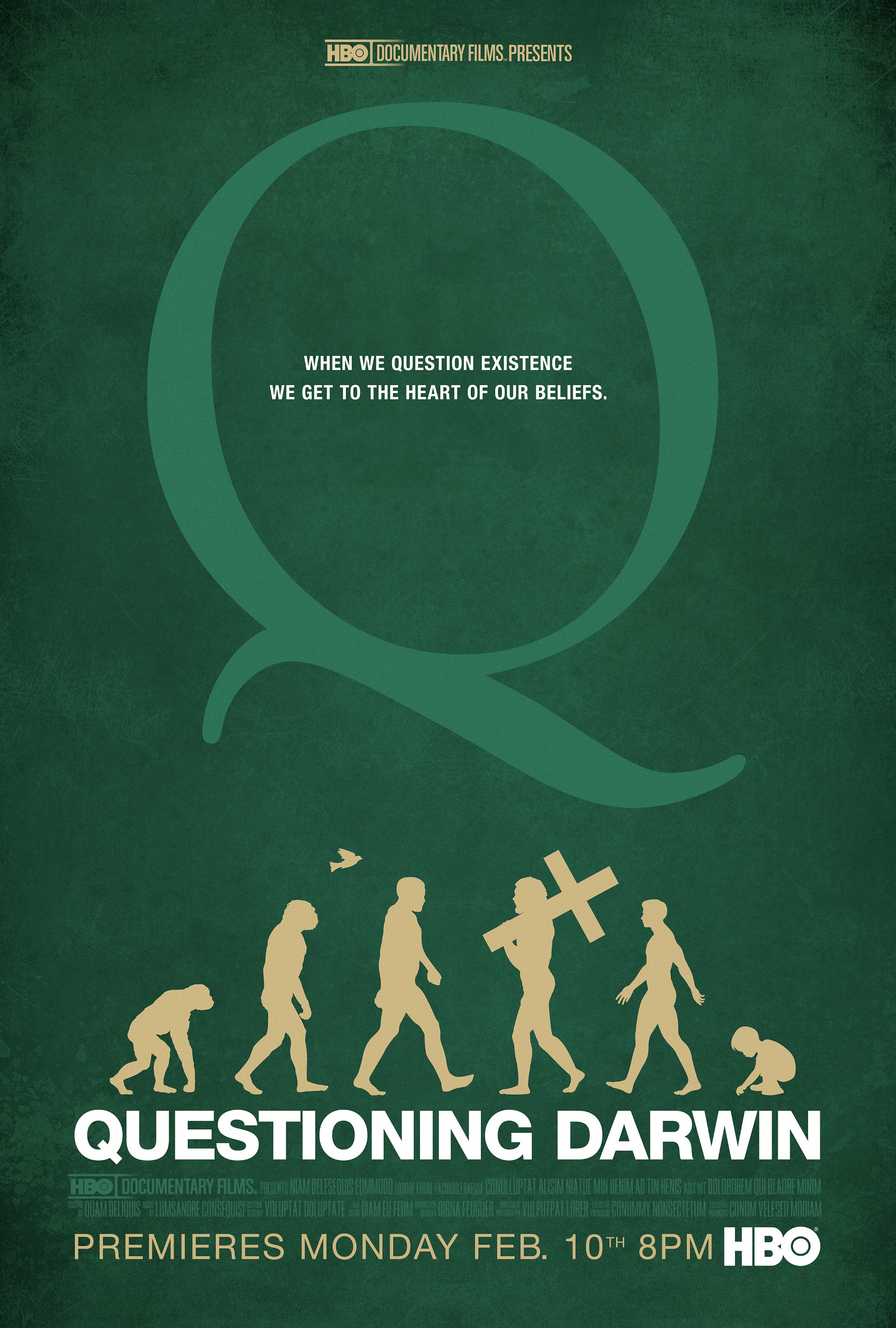 Mega Sized TV Poster Image for Questioning Darwin 
