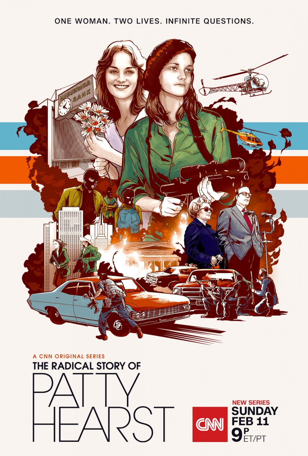 Extra Large TV Poster Image for The Radical Story of Patty Hearst 