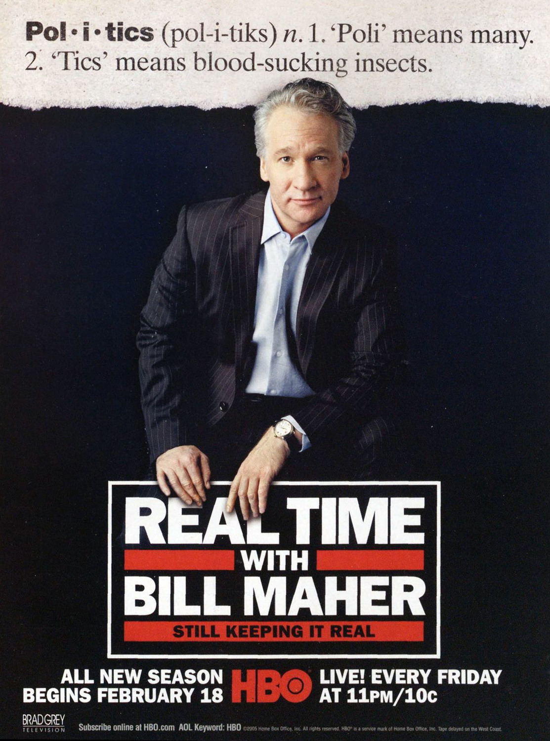 Extra Large TV Poster Image for Real Time with Bill Maher (#14 of 23)