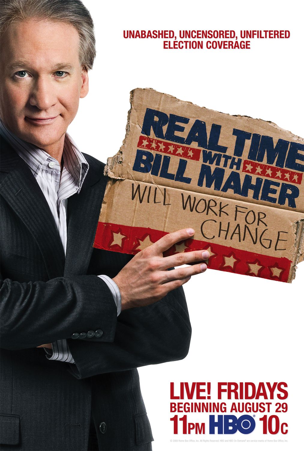 Extra Large Movie Poster Image for Real Time with Bill Maher (#1 of 21)