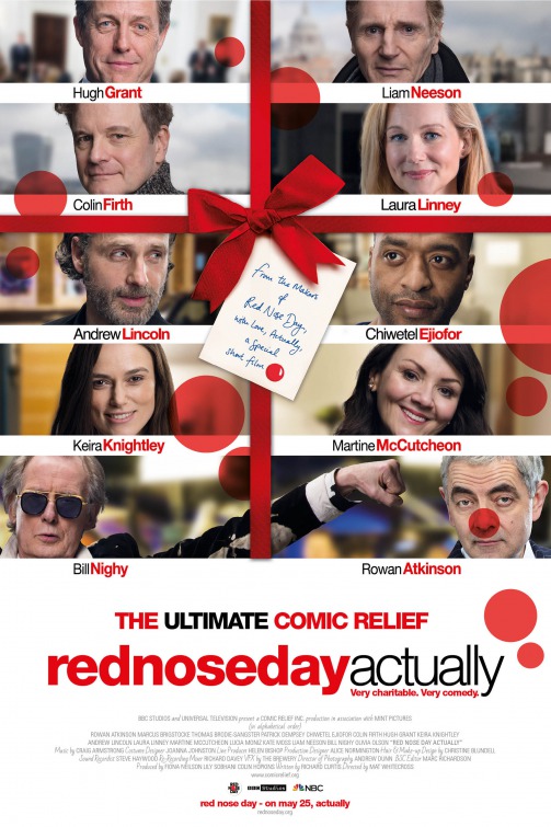 Red Nose Day Actually Movie Poster