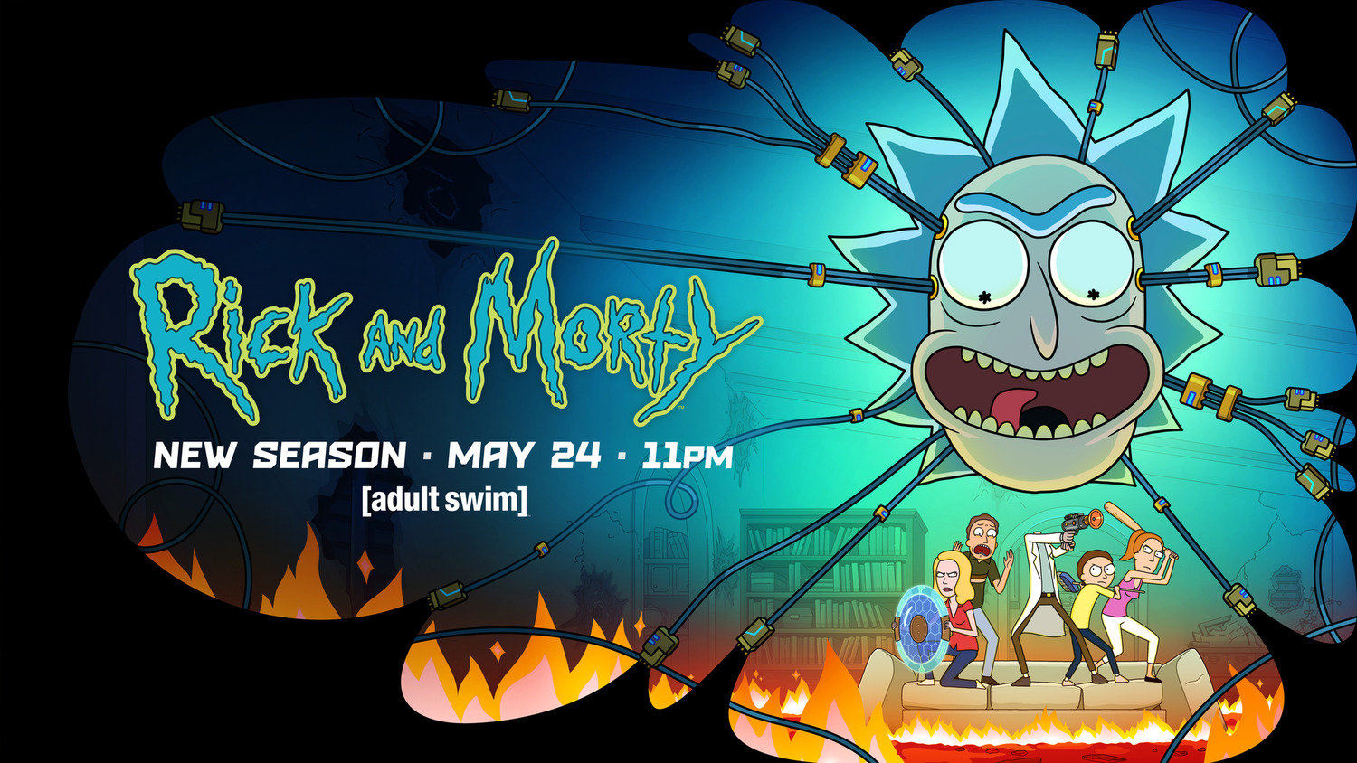 Extra Large TV Poster Image for Rick and Morty (#9 of 9)