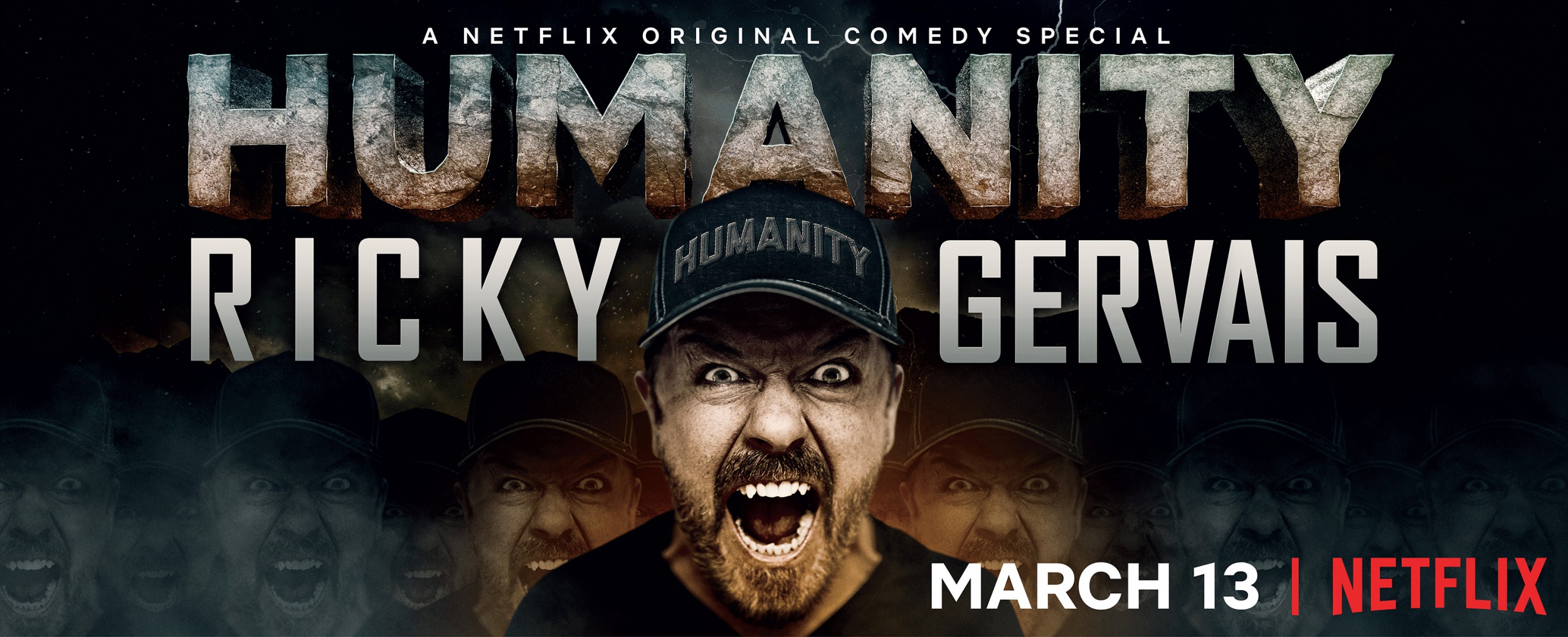 Mega Sized TV Poster Image for Ricky Gervais: Humanity 