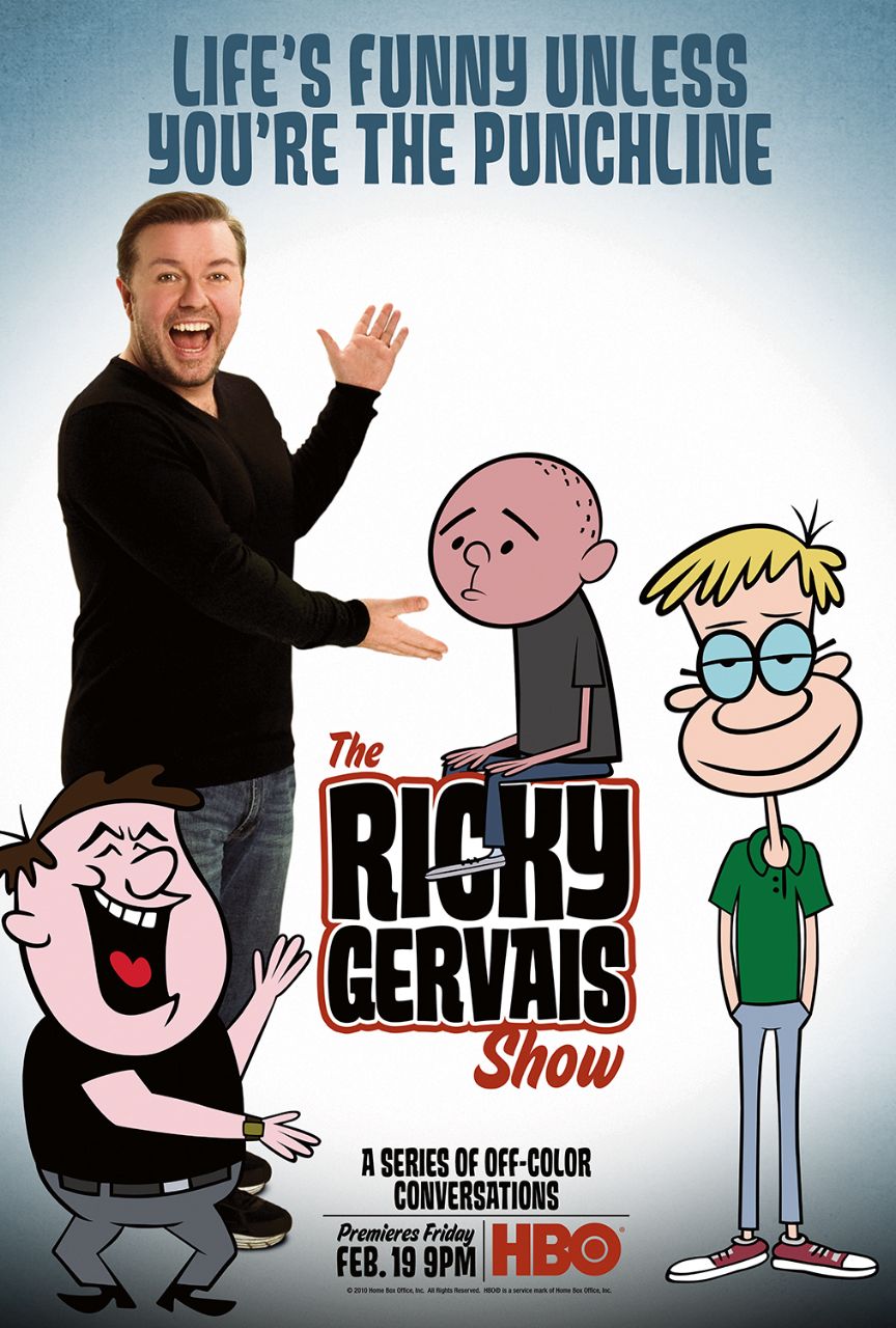 Extra Large TV Poster Image for The Ricky Gervais Show (#1 of 4)