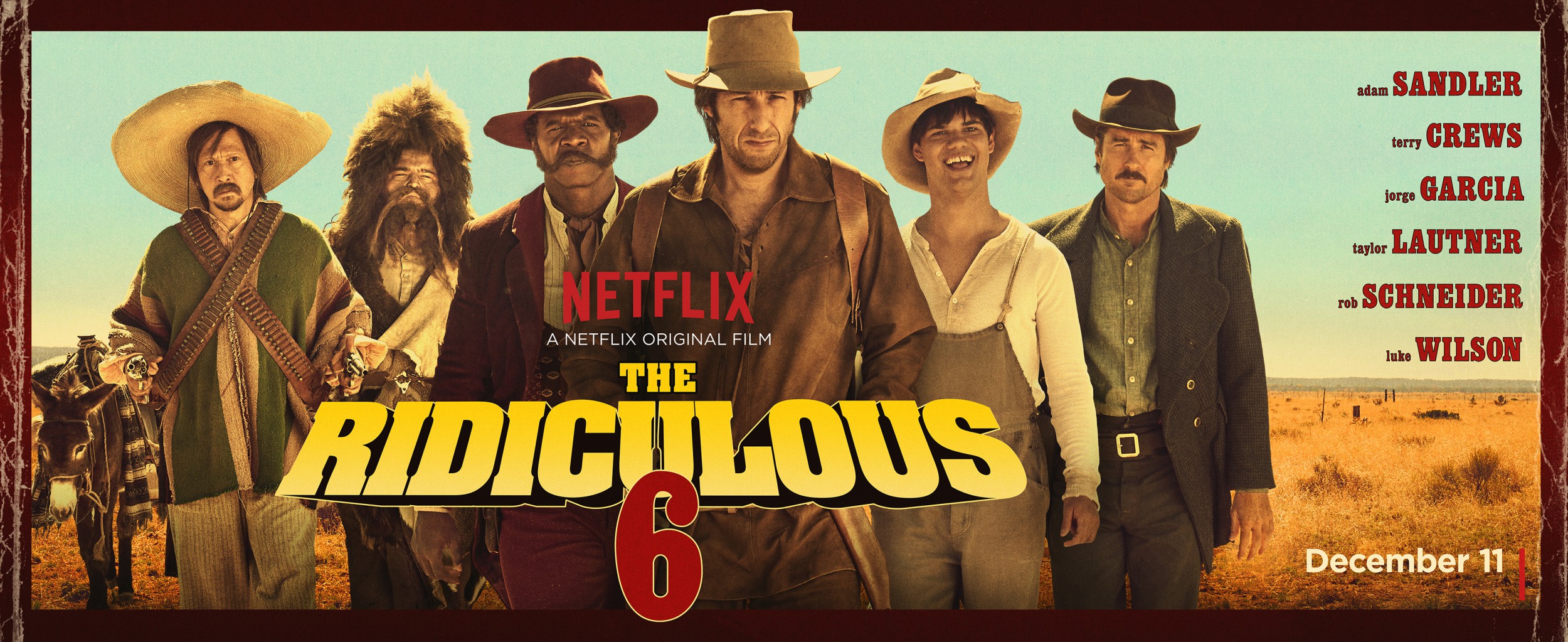 Mega Sized TV Poster Image for The Ridiculous 6 (#2 of 2)