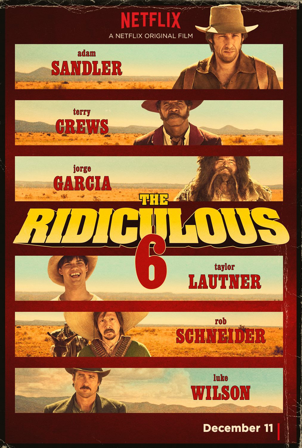Extra Large Movie Poster Image for The Ridiculous 6 (#1 of 2)