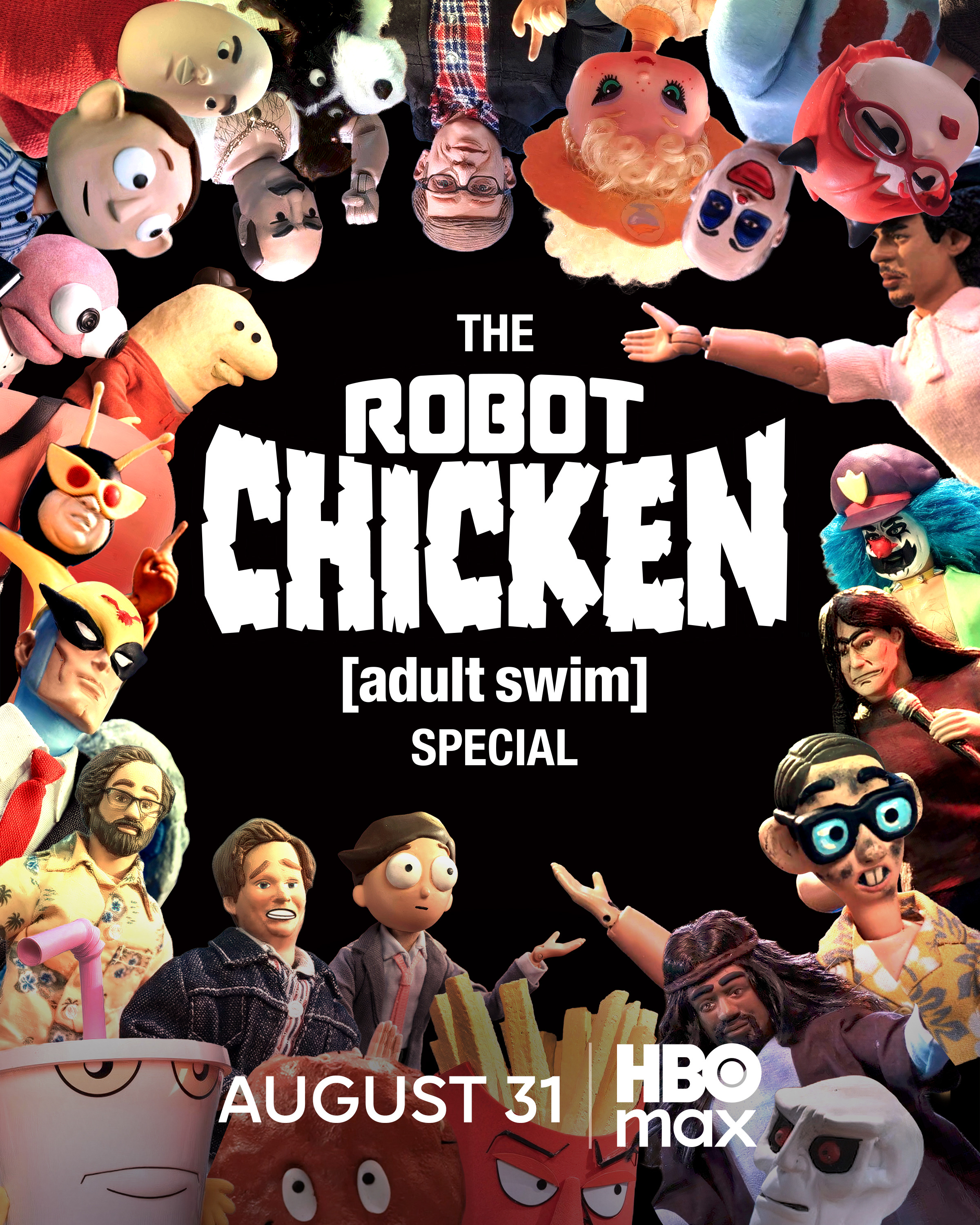 Mega Sized TV Poster Image for Robot Chicken Adult Swim Special 