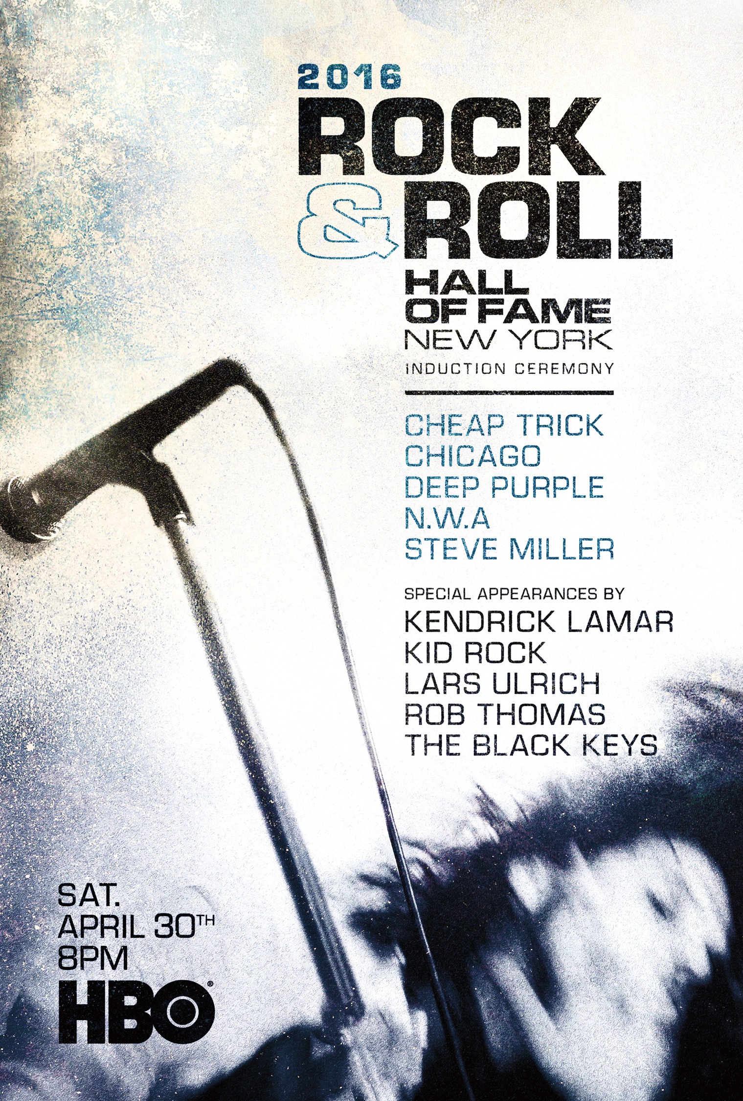 Mega Sized TV Poster Image for Rock and Roll Hall of Fame Induction Ceremony (#3 of 5)