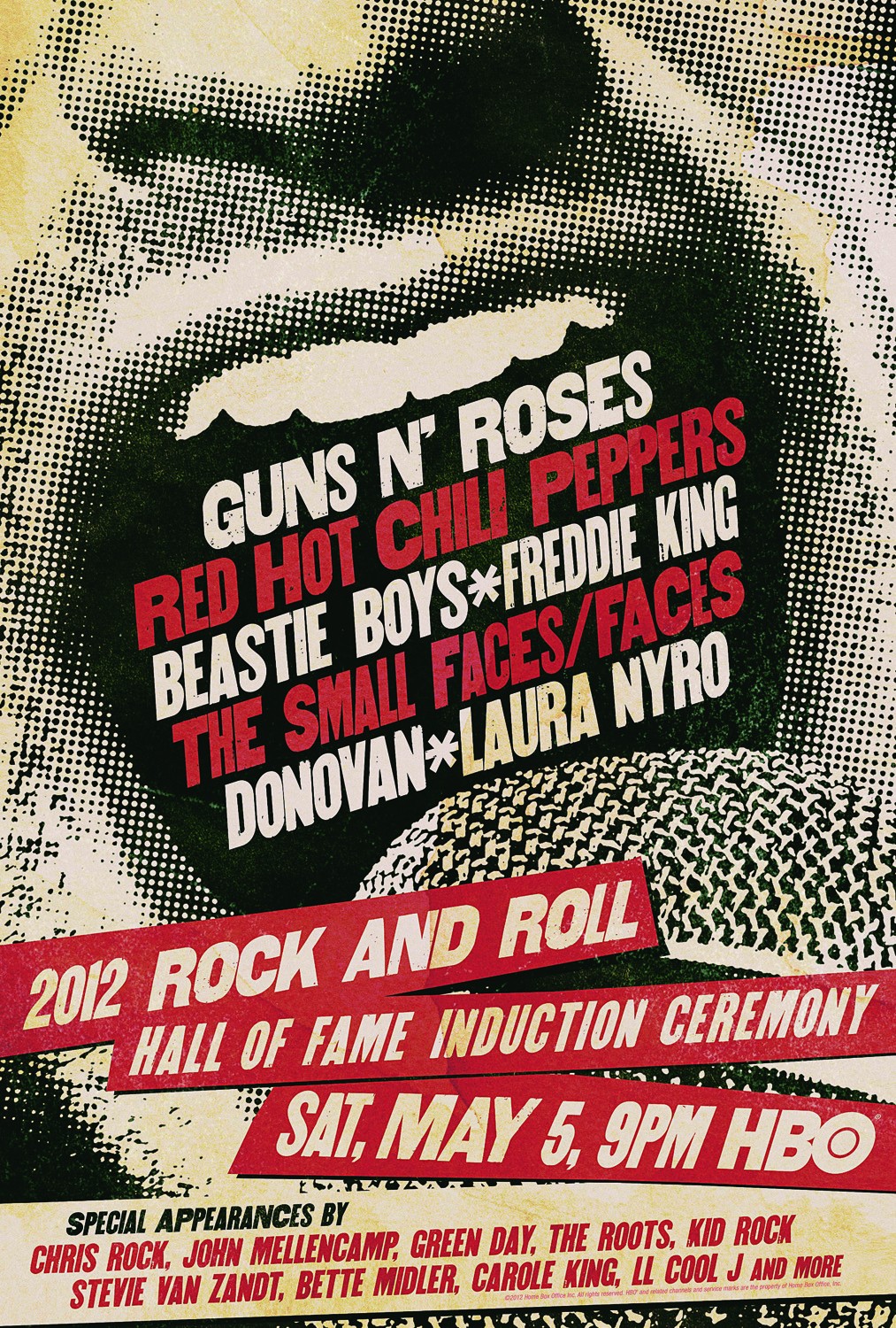 Extra Large TV Poster Image for Rock and Roll Hall of Fame Induction Ceremony (#1 of 5)