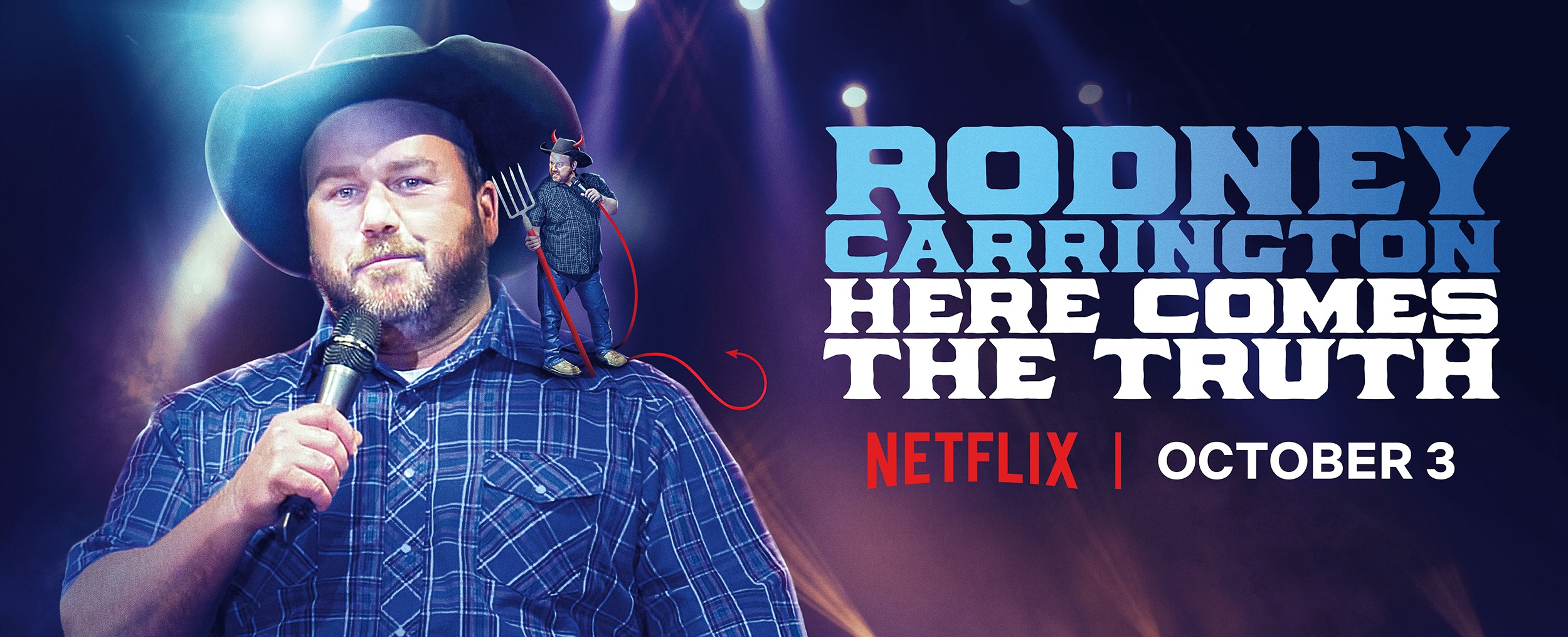 Mega Sized TV Poster Image for Rodney Carrington: Here Comes The Truth 