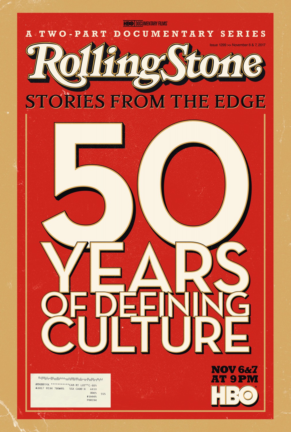 Extra Large TV Poster Image for Rolling Stone: Stories From The Edge 