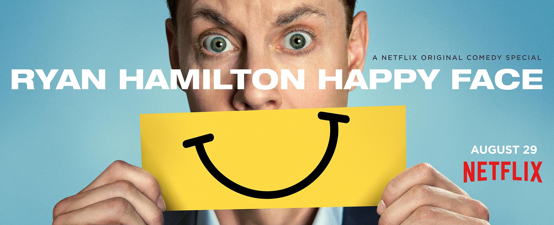 Mega Sized TV Poster Image for Ryan Hamilton: Happy Face 