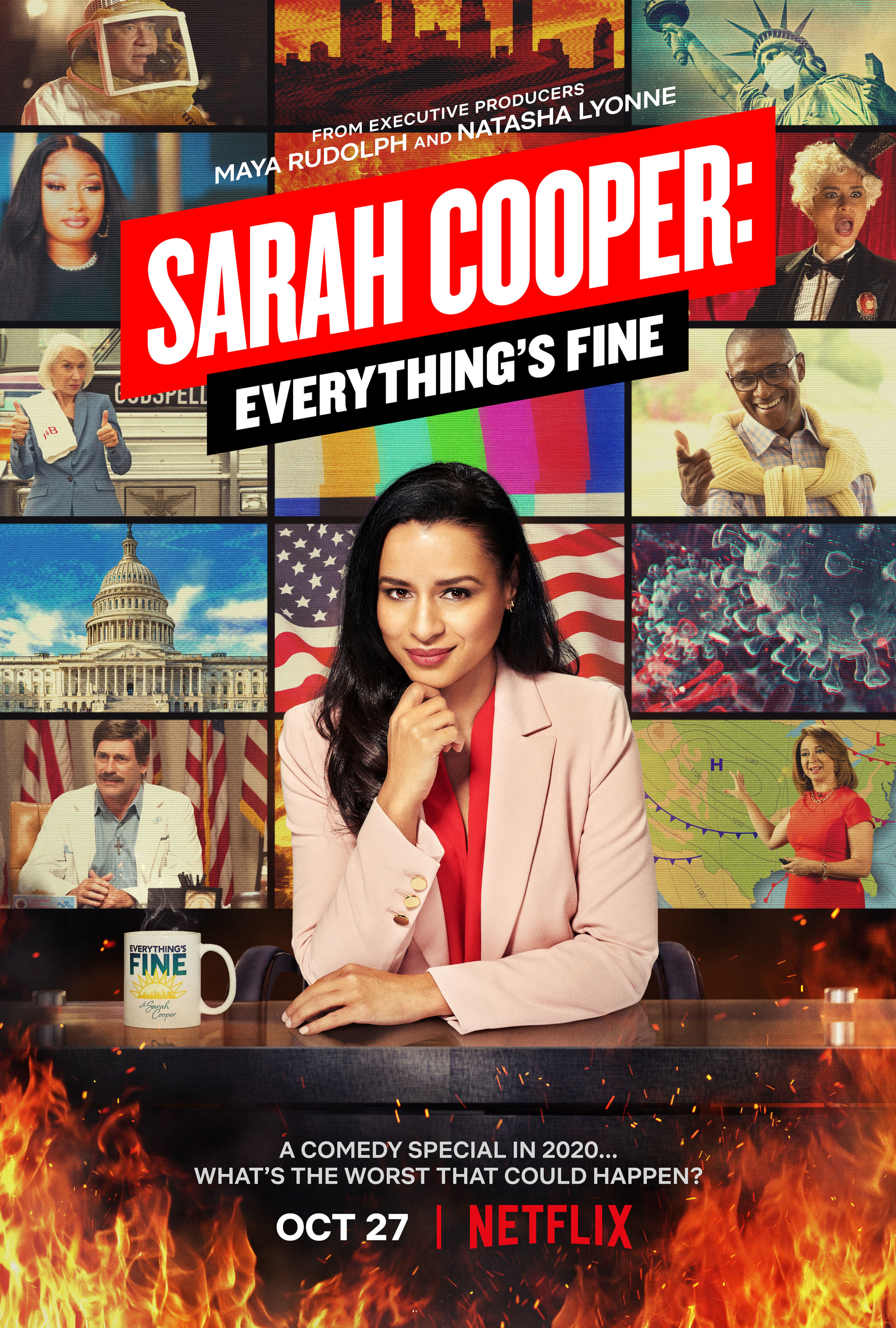 Mega Sized TV Poster Image for Sarah Cooper: Everything's Fine 