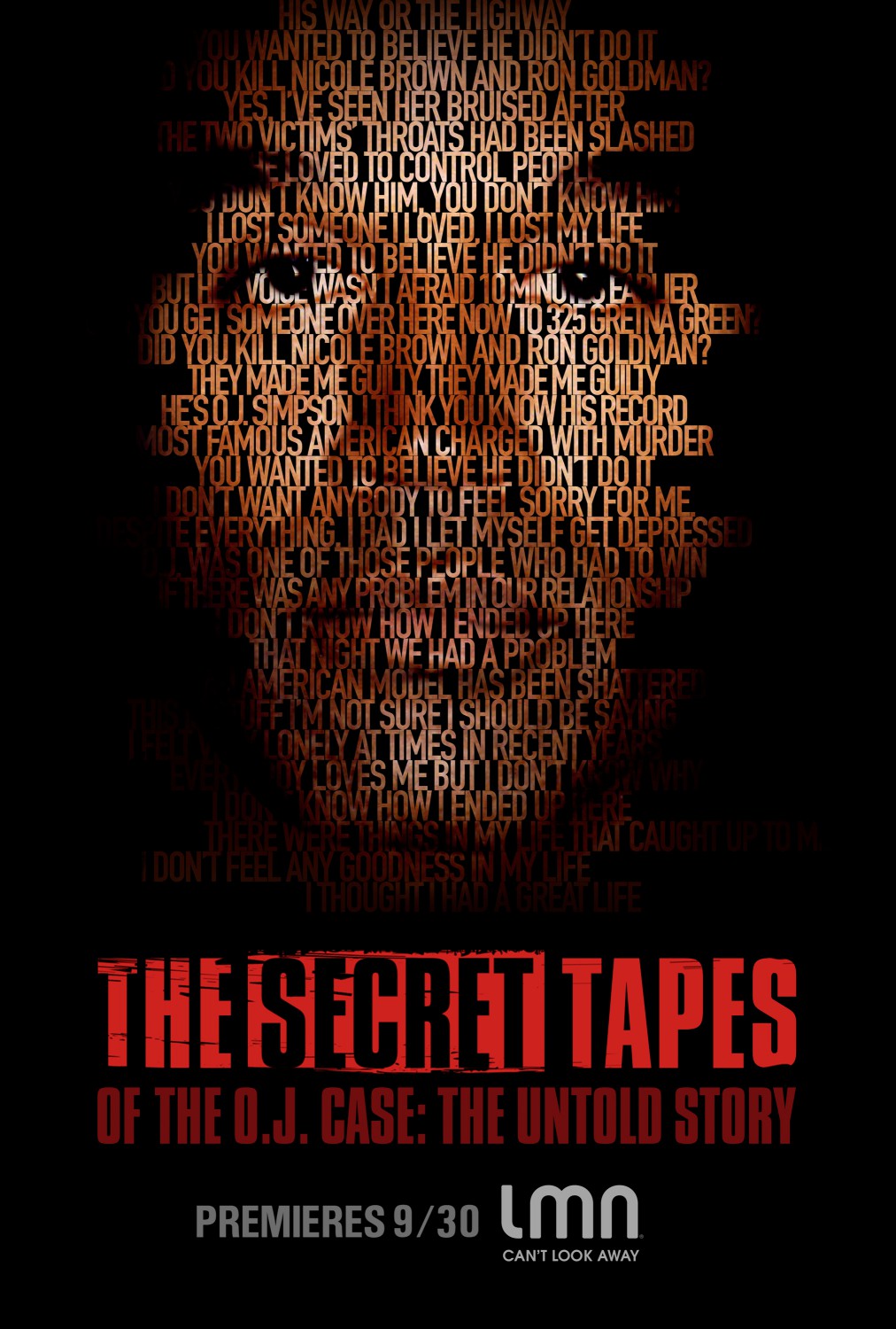 Extra Large Movie Poster Image for The Secret Tapes of the OJ Case: The Untold Story 