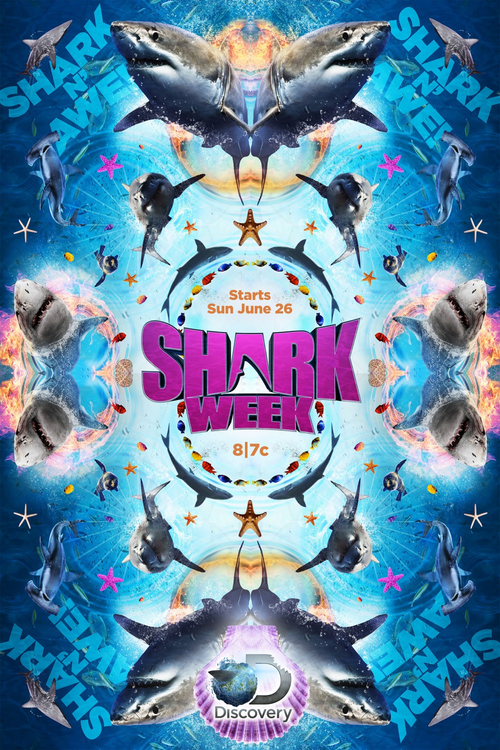Extra Large Movie Poster Image for Shark Week 