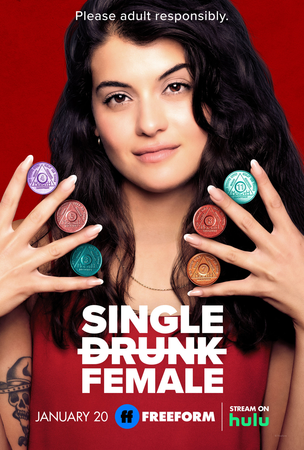 Extra Large TV Poster Image for Single Drunk Female (#1 of 2)