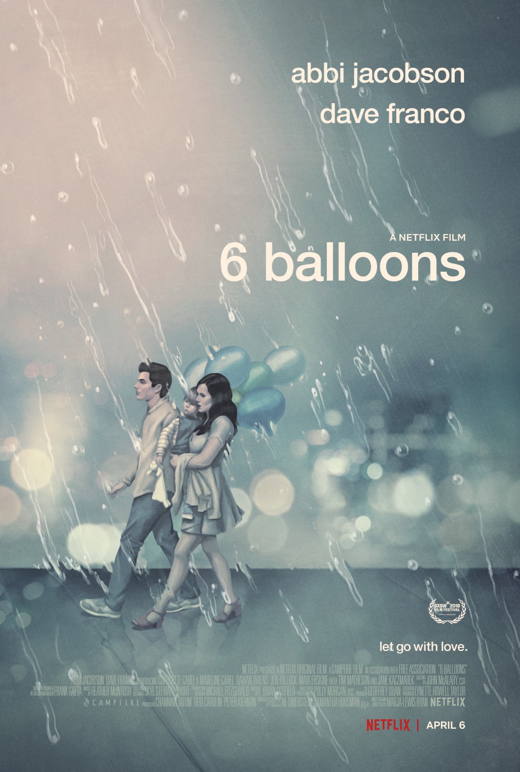 Extra Large TV Poster Image for 6 Balloons 
