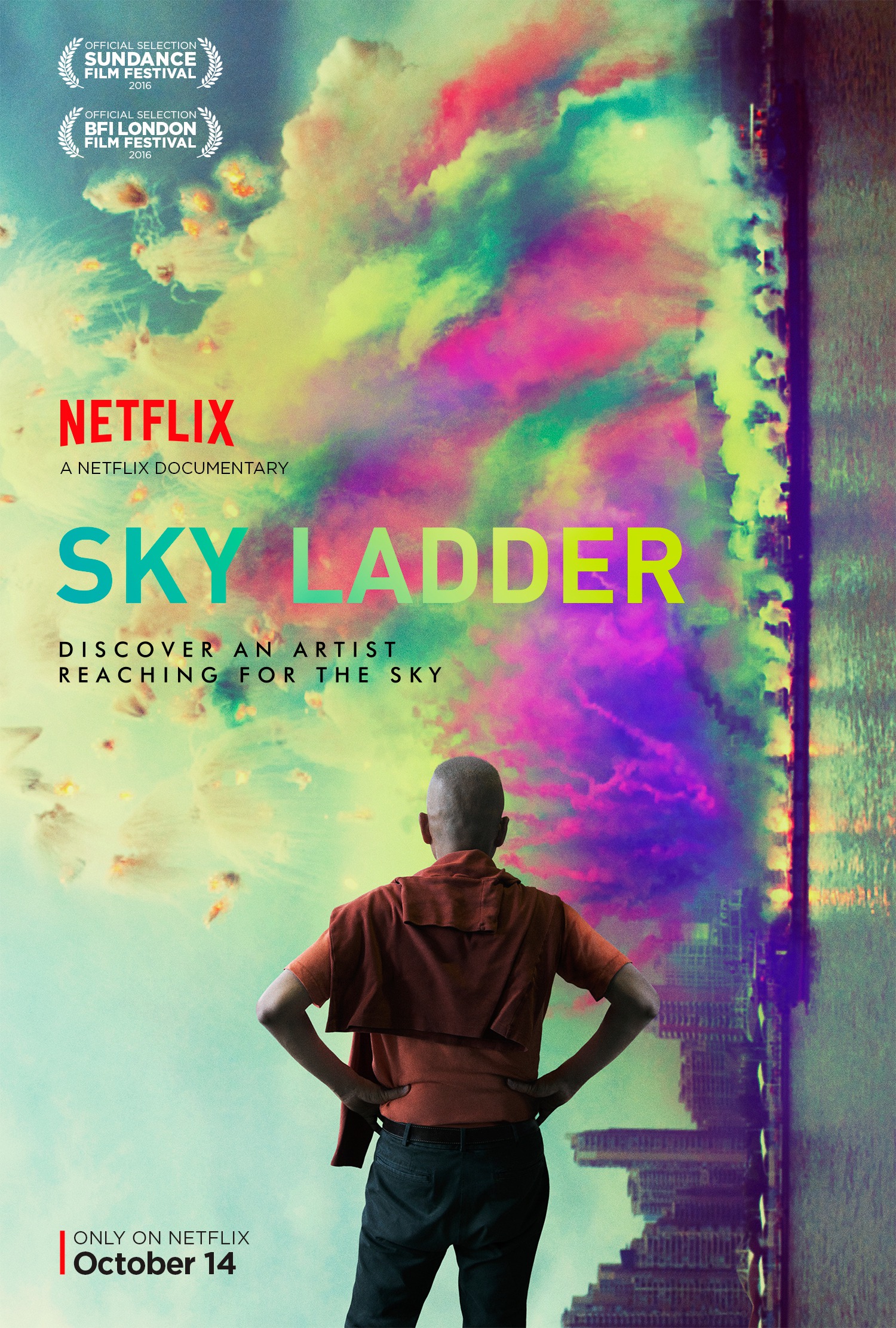 Mega Sized TV Poster Image for Sky Ladder: The Art of Cai Guo-Qiang 
