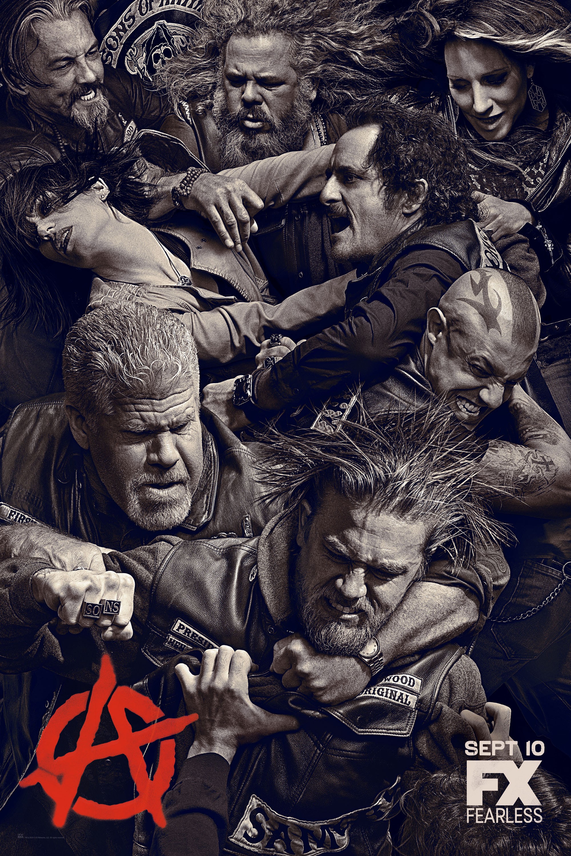 Mega Sized TV Poster Image for Sons of Anarchy (#17 of 24)