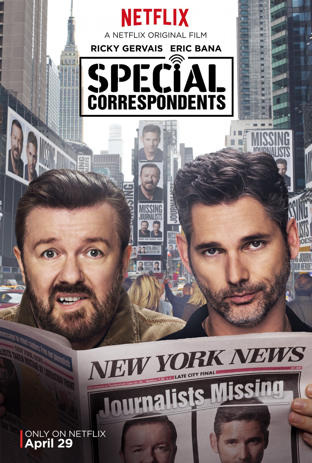 Extra Large Movie Poster Image for Special Correspondents 