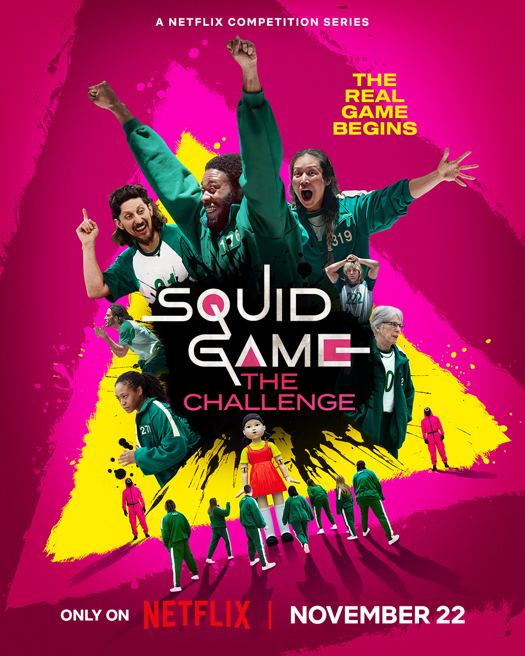 Extra Large TV Poster Image for Squid Game: The Challenge 