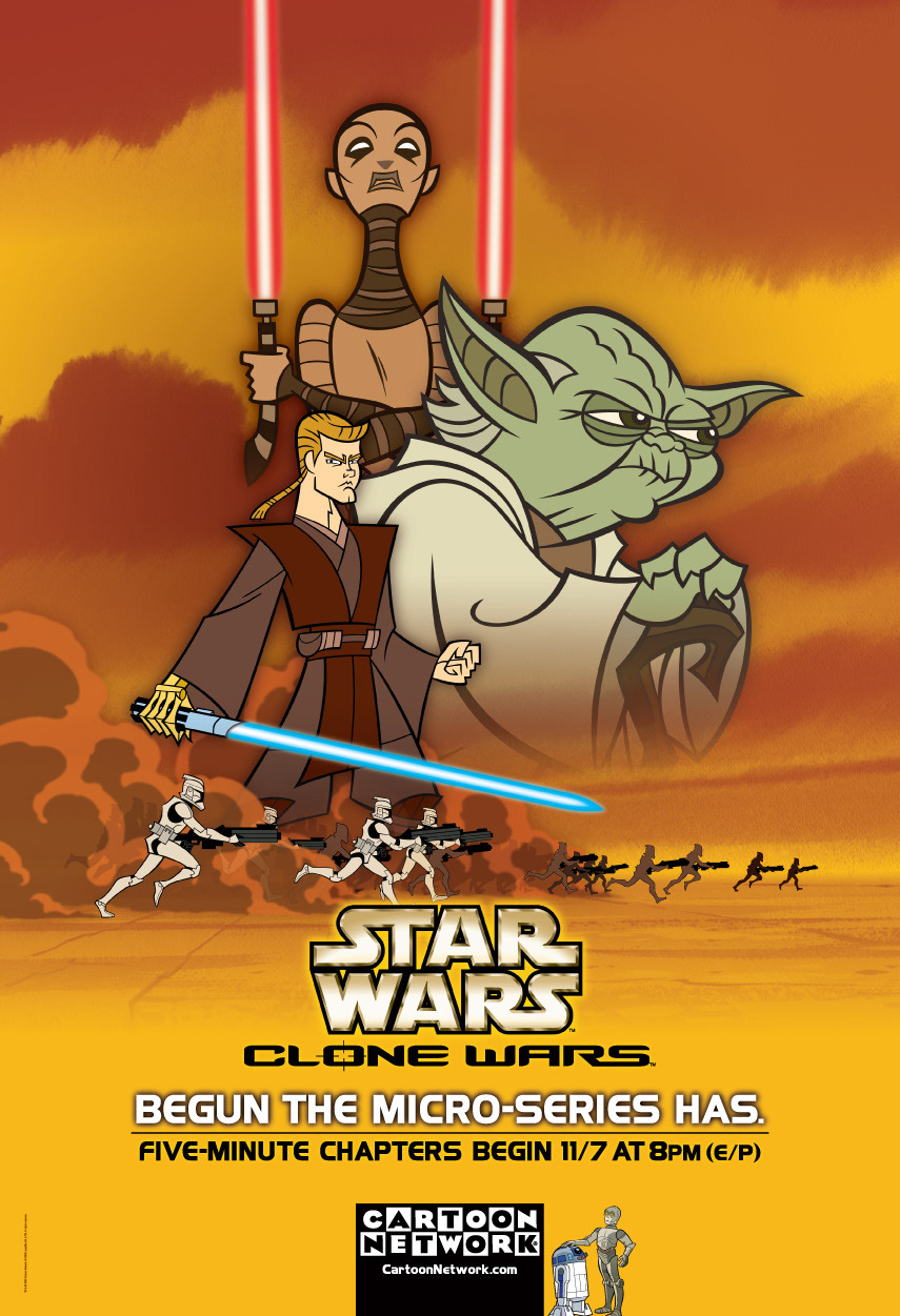 Extra Large TV Poster Image for Star Wars: Clone Wars (#1 of 3)