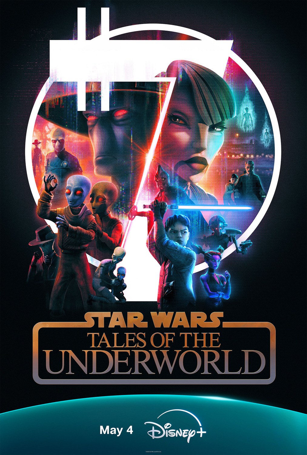 Extra Large TV Poster Image for Star Wars: Tales of the Underworld 