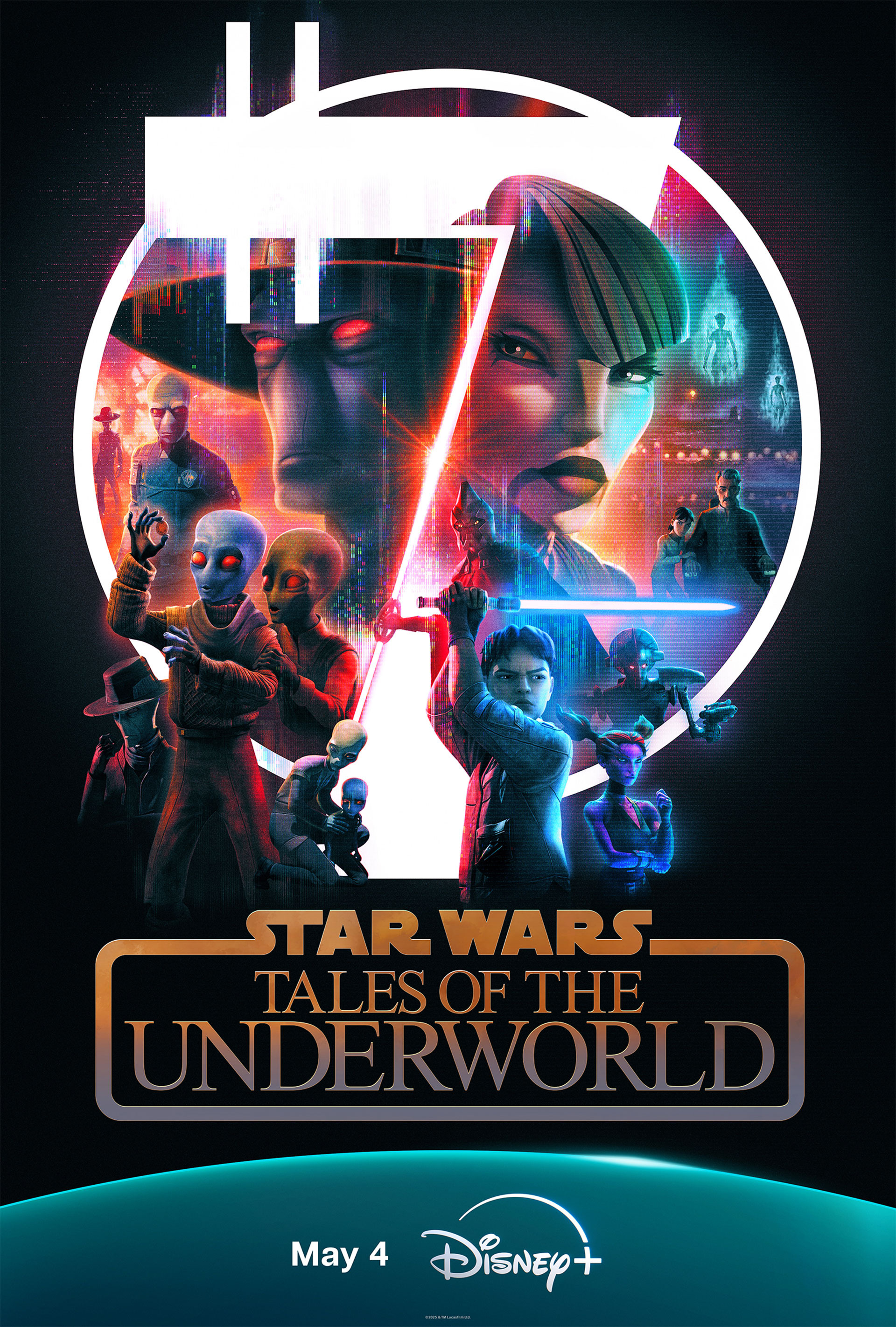 Mega Sized TV Poster Image for Star Wars: Tales of the Underworld 