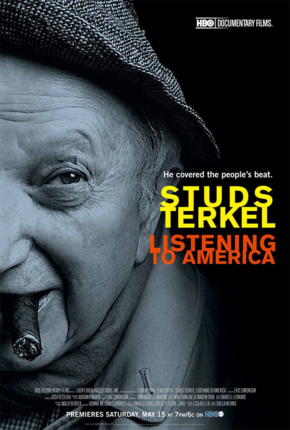 Extra Large TV Poster Image for Studs Terkel: Listening to America 