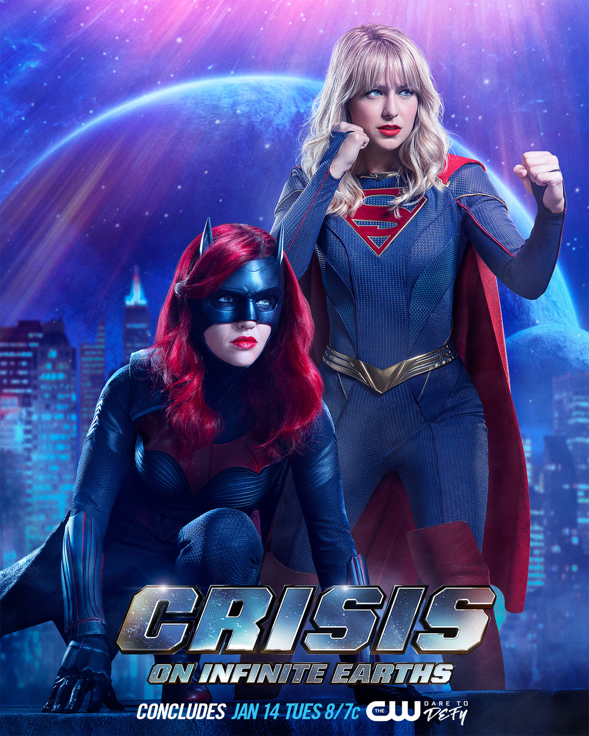 T-55 Supergirl Season 4 Poster TV Series Superhero 02 Art Silk 30 24x36 