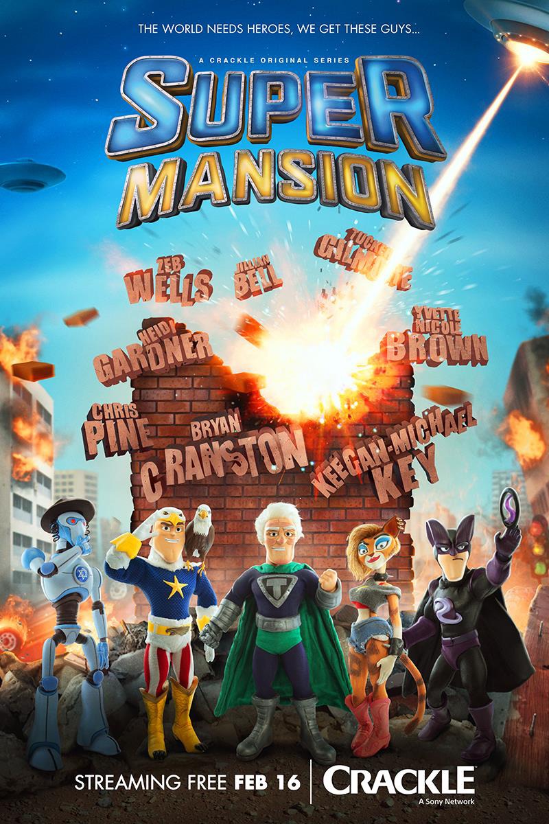 Extra Large TV Poster Image for Supermansion (#12 of 14)