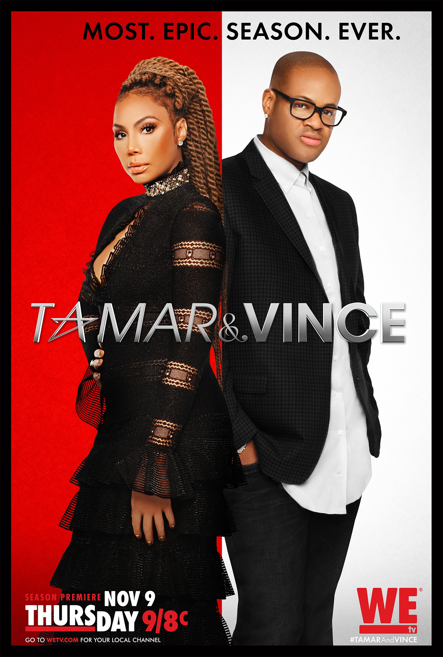 Mega Sized TV Poster Image for Tamar & Vince 